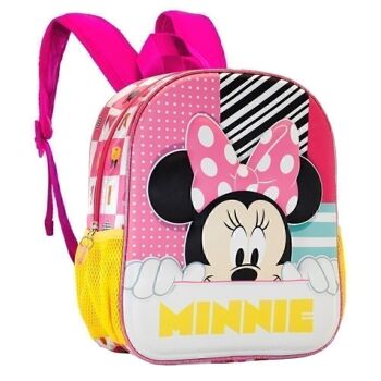 Disney Minnie Mouse Curious-Petit sac à dos 3D Rose 3