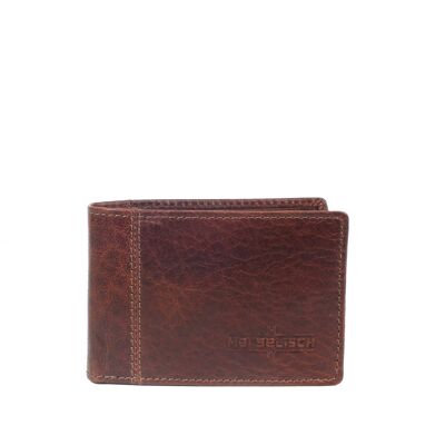 Mini portafoglio RFID Marcello 2 marrone