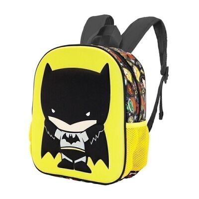 DC Comics Batman Bat Chibi-Small 3D Backpack, Yellow