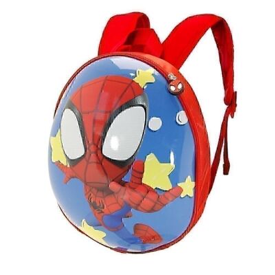Marvel Spiderman Spidey Stars-Eggy Backpack, Blue