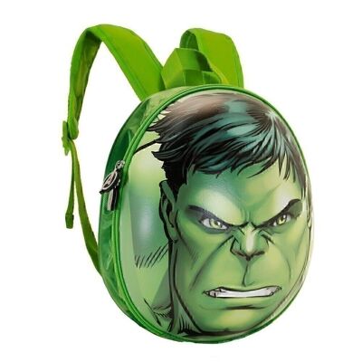 Marvel Hulk Green Strength-Eggy Backpack, Green