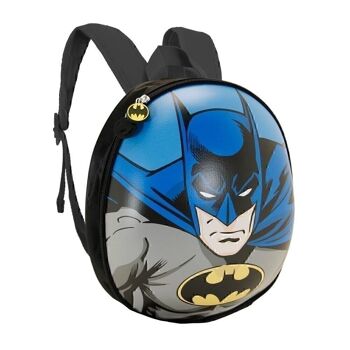 DC Comics Batman Bat Face-Eggy Sac à dos Bleu 3