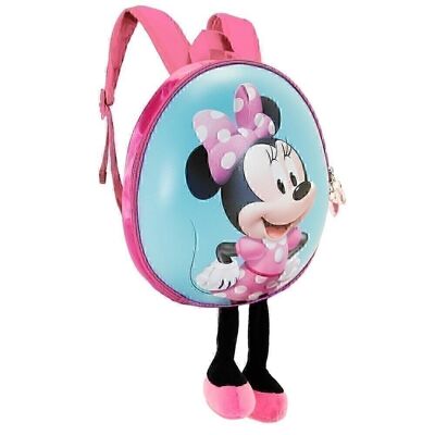 Disney Minnie Mouse Heels-Eggy Legs Backpack, Blue