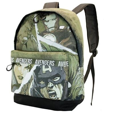 Marvel The Avengers Shout-HS FAN Sac à dos Vert militaire