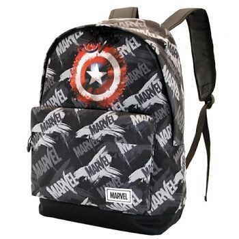 Marvel Captain America Scratches-HS FAN Sac à dos Gris 1