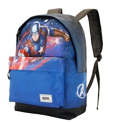 Marvel Captain America Full-Backpack HS FAN, Blue
