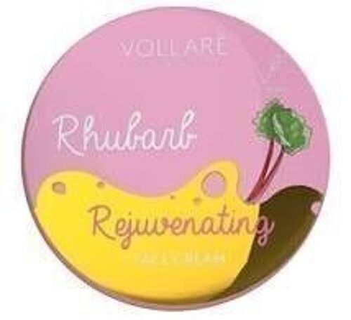 Crème visage rajeunissante à la rhubarbe - 50 ml - VOLLARE Cosmetics