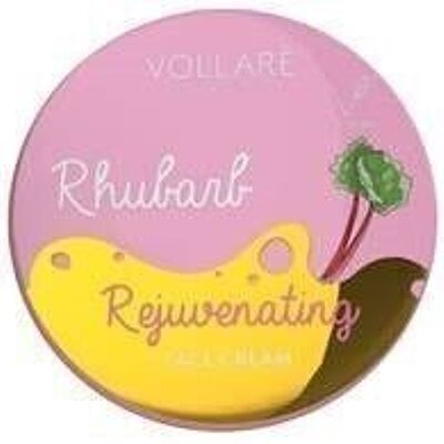 Rejuvenating face cream with rhubarb - 50 ml - VOLLARE Cosmetics