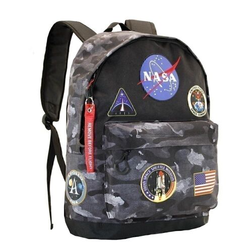 NASA Camo-Mochila HS FAN, Gris