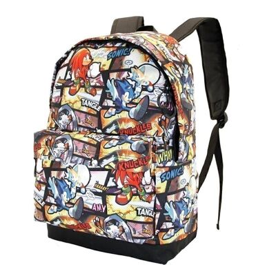Sega-Sonic Vintage-HS FAN Backpack, Multicolor