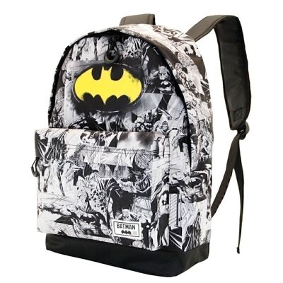 DC Comics Batman B/W-HS FAN Backpack, Gray