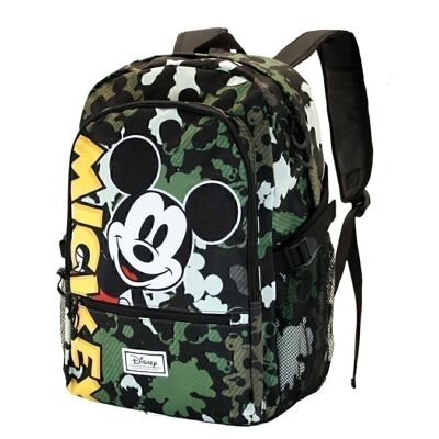 Disney Mickey Mouse Surprise-Fight HS FAN Backpack, Military Green