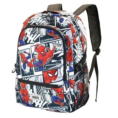 Marvel Spiderman Stories-Fight HS FAN Backpack, Multicolor