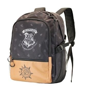 Sac à dos Harry Potter Poudlard-Fight HS FAN, noir 1