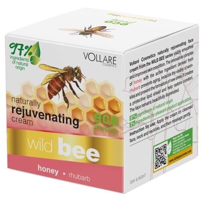 Rejuvenating facial treatment - Honey and Rhubarb - Wild Bee - VOLLARE - 50 ml
