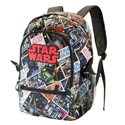 Star Wars Comic-Backpack Fight HS FAN, Brown