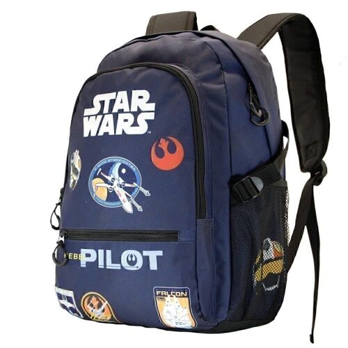 Star Wars Pilot-Mochila Fight HS FAN, Negro