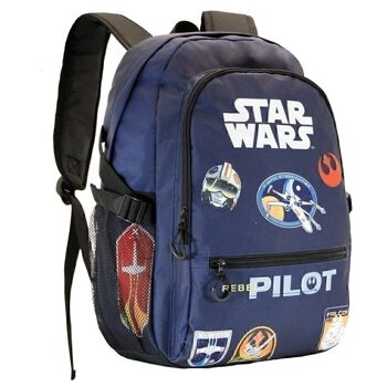 Star Wars Pilote-Sac à Dos Fight HS FAN, Noir 3