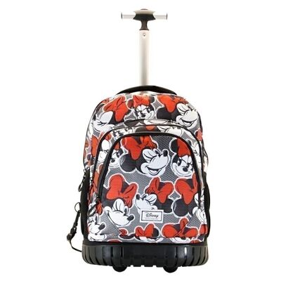 Disney Minnie Mouse Lashes-Mochila Trolley GTS FAN, Rojo