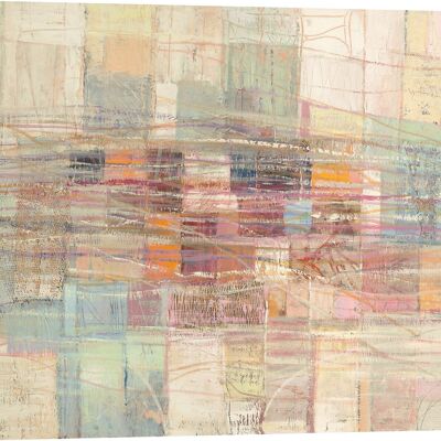 Modern abstract canvas print: Lucas, Distant City