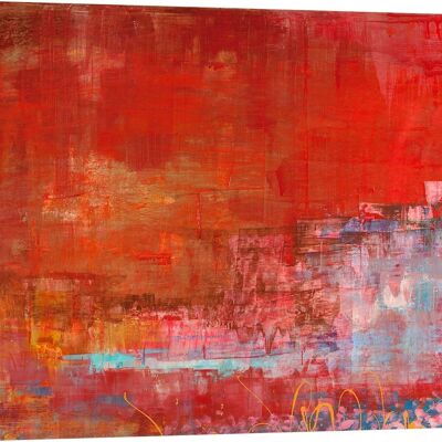 Pintura abstracta moderna sobre lienzo: Italo Corrado, Mar de luz