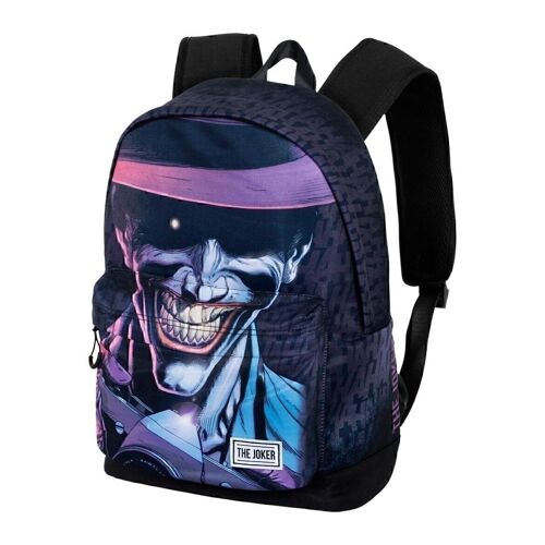 DC Comics Joker Crazy-Mochila ECO 2.0, Negro