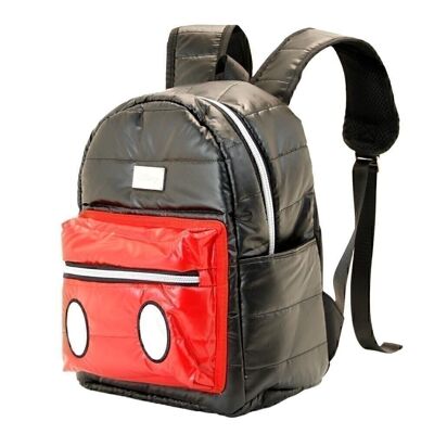 Disney Mickey Mouse Air-Fashion Padding Backpack, Black