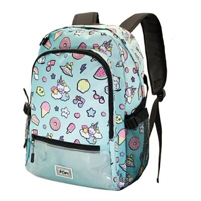 O My Pop! So Cute-Backpack Fight Clear, Multicolor