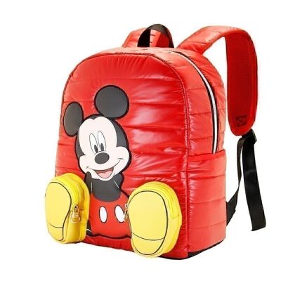 Disney Mickey Mouse Shoes-Mochila Fashion Padding db, Rojo