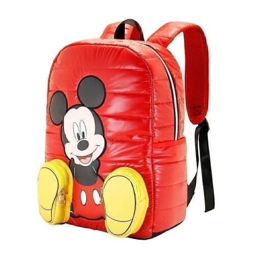 Disney Mickey Mouse Shoes-Mochila Padding db, Rojo
