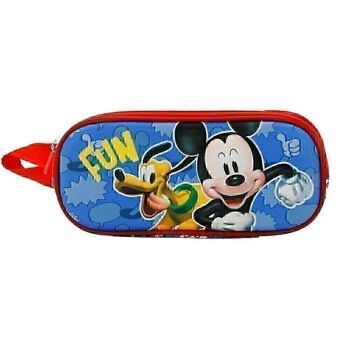Disney Mickey Mouse Fun-Double Trousse 3D Multicolore 2