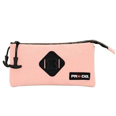 PRODG Salmon-Triple Smart Pencil Case, Pink