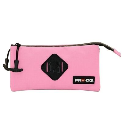 PRODG Pink-Triple Smart Pencil Case, Rosa
