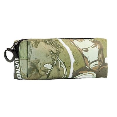 Marvel The Avengers Shout-FAN Square Pencil Case, Military Green