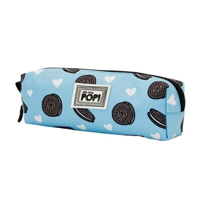 O My Pop! Crunchy-FAN Square Pencil Case, Multicolor