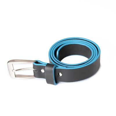 Men's belt OCTAVE black-blue