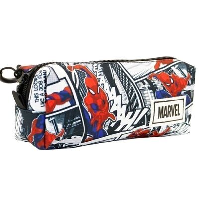 Marvel Spiderman Stories-FAN Custodia quadrata da trasporto, multicolore