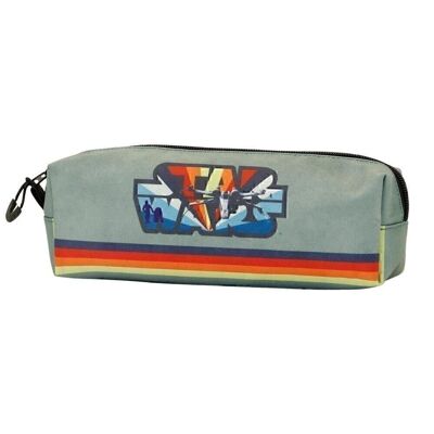 Star Wars Vintage-FAN Square Pencil Case, Military Green
