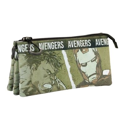 Marvel The Avengers Shout-FAN Triple Carrying Case, Military Green
