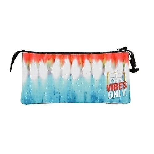 Oh My Pop! Good Vibes Mint-Estuche Portatodo Triple ECO, Azul