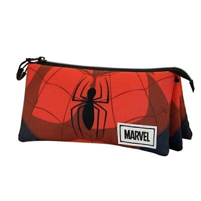 Custodia tripla da trasporto Marvel Spiderman Suit-ECO, rossa