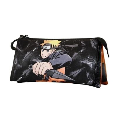 Naruto Weapons-Triple ECO Carrying Case, Black