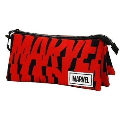 Marvel Cut-Estuche Portatodo Triple ECO, Rojo