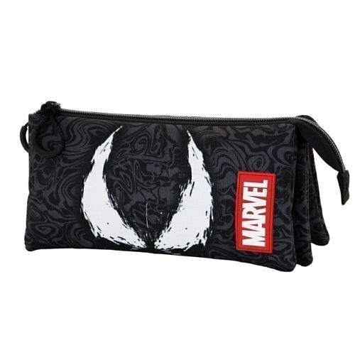 Marvel Venom Dark-Estuche Portatodo Triple ECO, Negro