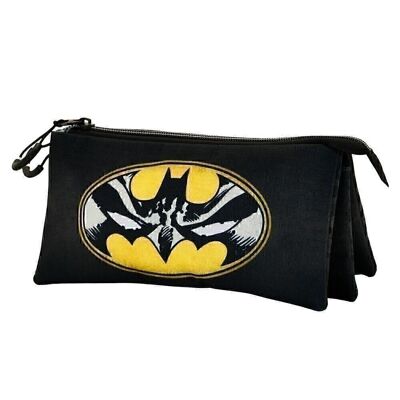 DC Comics Batman Sight-ECO Dreifach-Tragetasche, Schwarz