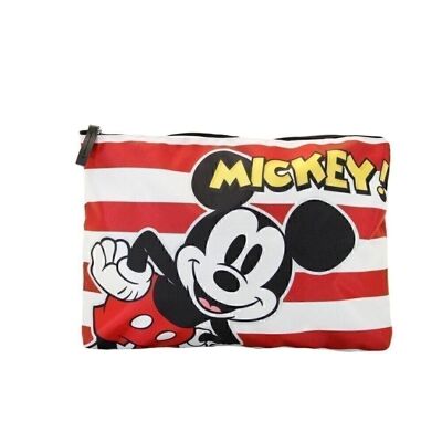 Disney Mickey Mouse Beach Stripes-Soleil Toiletry Bag, Red