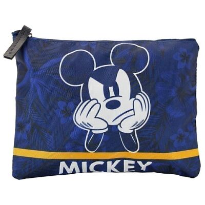 Disney Mickey Mouse Blue-Small Soleil Toiletry Bag, Dark Blue