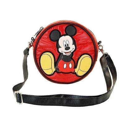 Borsa imbottita rotonda Disney Mickey Mouse Shoes-Disney, rossa