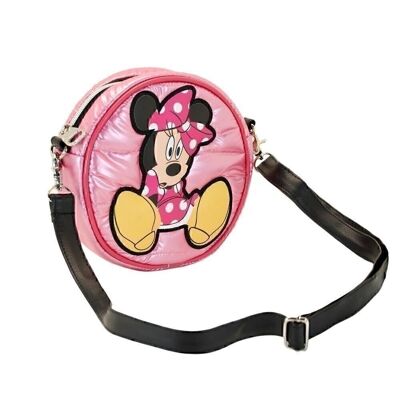 Borsa imbottita rotonda Disney Minnie Mouse Shoes-Disney, rosa