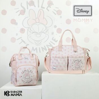 Disney Minnie Mouse Dear Mommy Sac pour poussette Saumon 4